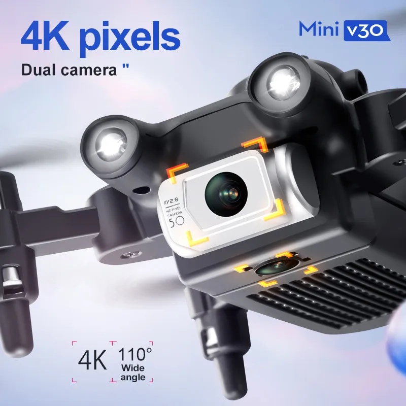 Mini V30 WiFi  With 4K HD Dual - Rc Helicopter Electric ulasan dan harga