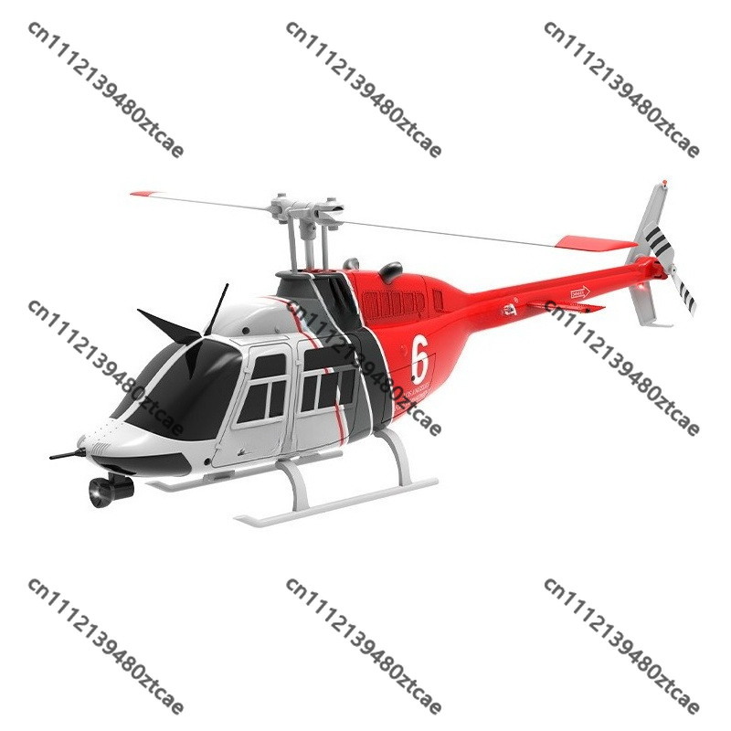 C138 6CH Single Rotor Flybarle - Rc Helicopter Single Rotor ulasan dan harga