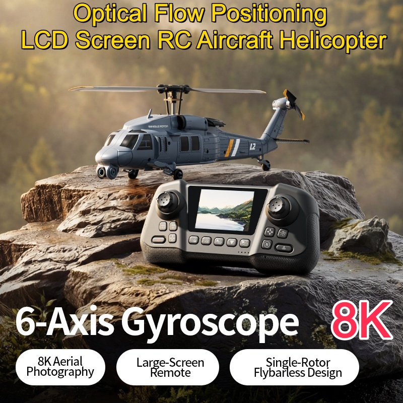 8K Flybarless Optical Flow Hov - Rc Helicopter Nitro ulasan dan harga