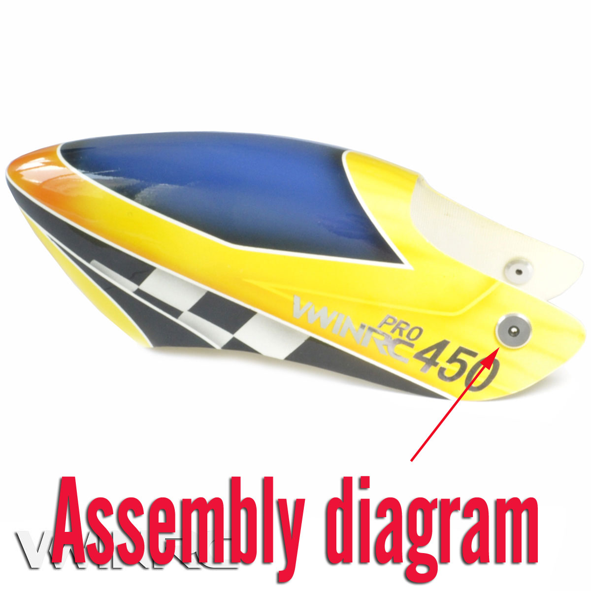 4pcs Aluminum Canopy Mount Nut - Rc Helicopter Nitro ulasan dan harga