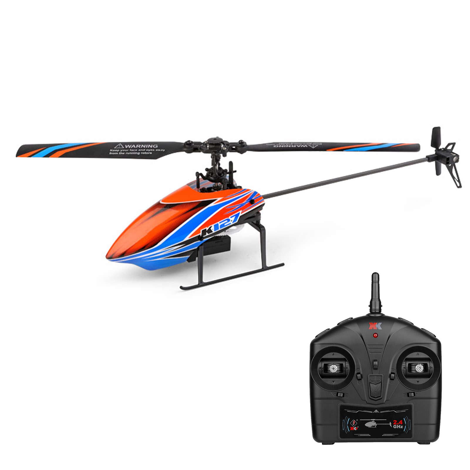WLtoys XK K127 4CH 6-axis Gyro - Rc Helicopter Nitro ulasan dan harga